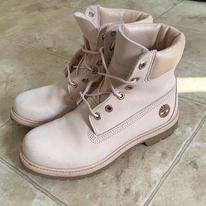 Pink Timberlands